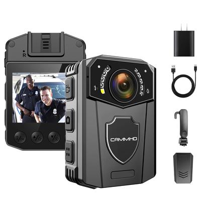 CAMMHD 1440P 32GB Cameră corporală de poliție 3000mAh Ore de utilizare continuă IP65 Rezistent la apă Viziune nocturnă Unghi larg Potrivit pentru poliție Aplicarea legii Securitate