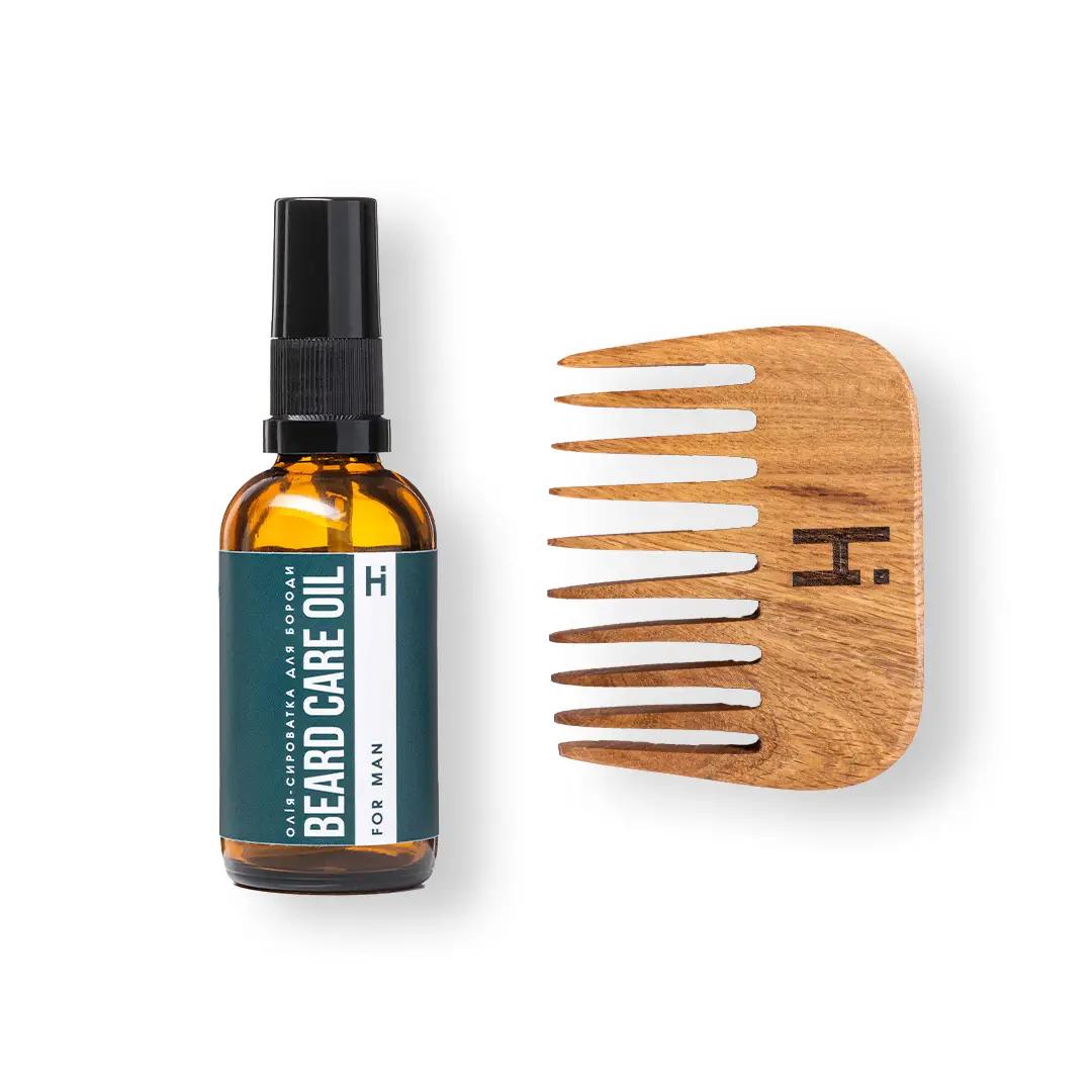 

Чоловічий набір для догляду за бородою Beard Сare for Man Hillary