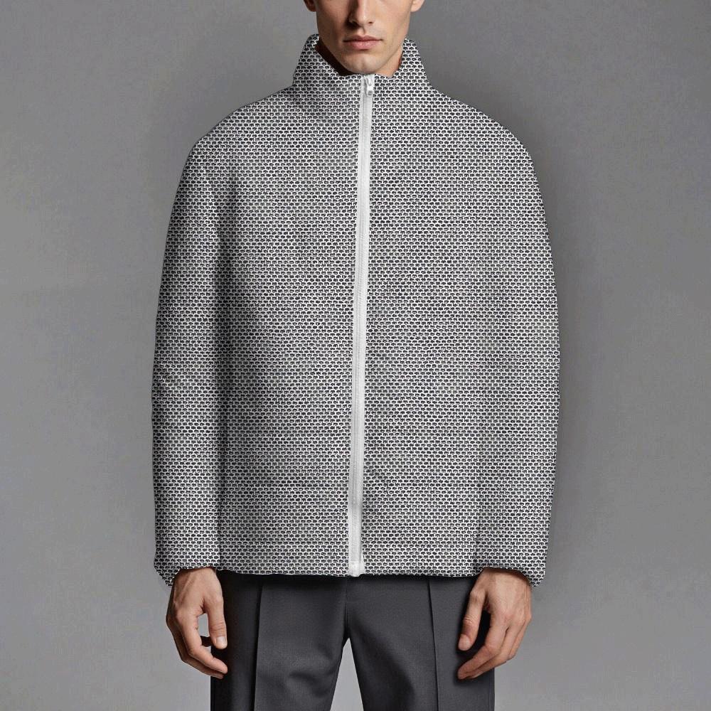 2025 New Men's Autumn and Winter Clothing Zipper Long-sleeved Loose Cotton Clothing Men's Cotton-padded Jacket Men's Jacket Winter Clothing