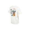 Vans Cartoon Logo Print Round Neck Short Sleeve T-Shirt Women Tops White VN0A7YHVFS8