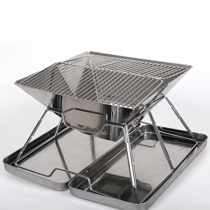 Portable Stainless Steel Outdoor BBQ Grills & Fire Pits