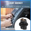 Front Turn Signal Light Lamp Bulb Holder 81128-06470 for Toyota Avalon 2013-2016 Plastic Black Auto Accessories
