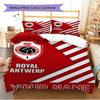 Set Biancheria da Letto Personalizzato con Nome Modello Reale di Anversa Copripiumino Federa Decorazione per la Casa Regalo (1 * copripiumino + 2 * federa, senza nucleo)
