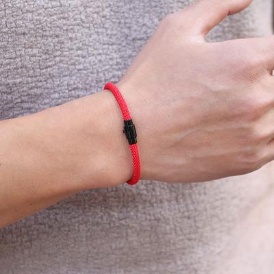 Simple Style Men Bracelet Micro Magentic Braclet Homme Matching Cord Boyfriend Festival Accessories Pulseras Hombre Joias