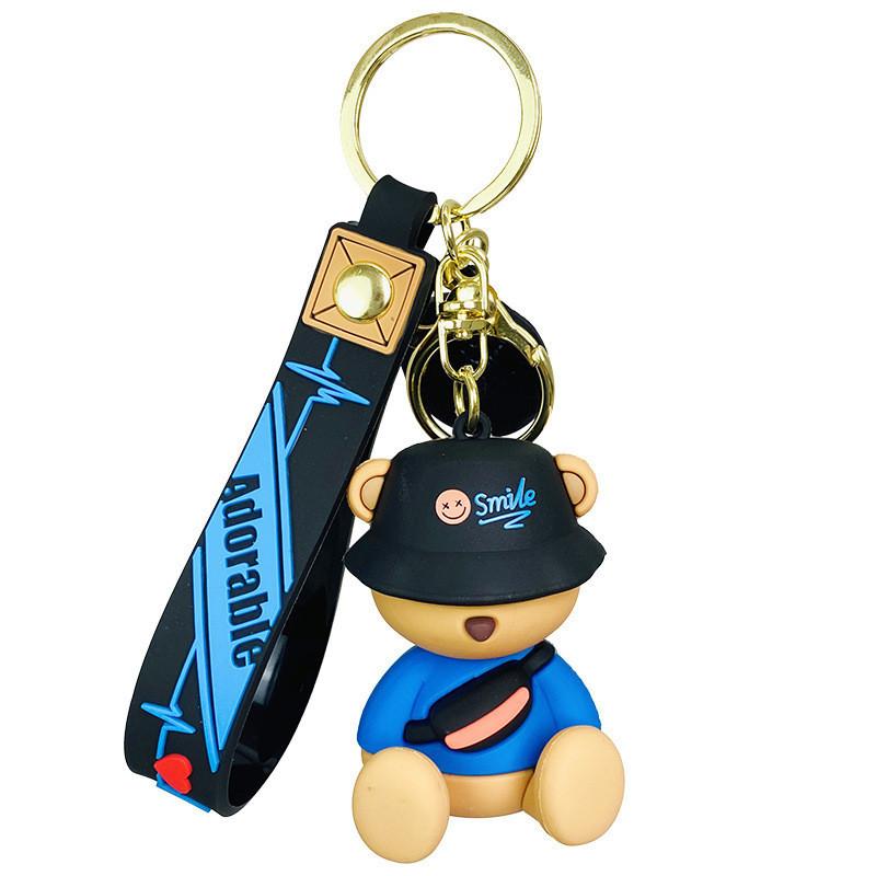 Bear Sleepy Stylish Keychain For Car Keys Bags And Holiday Gift Exchanges