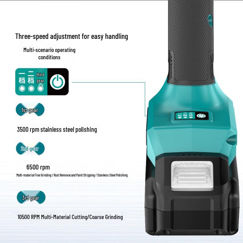 Dayi Cordless Brushless Angle Grinder CN plug (adapter included)
