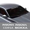 For Vauxhall Astra Corsa Insignia Vectra Zafira Grandland Mokka Car Stickers Front Rear Windshield Decals Car Accessories