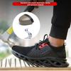 Sommer-Sicherheitsschuhe atmungsaktive Mesh-Arbeitsschuhe leicht bruchsicher durchtrittsicher Sicherheits-Sneaker für die Arbeit mit Zehenschutz