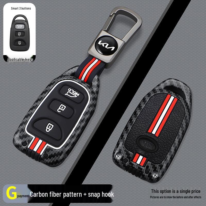 Fits Kia Forte 07/11/12, Carens, Cerato, Sportage Key Remote Metal Shell.