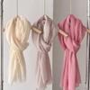 Thin Women's Desert Shawl Color Winning Cotton and Linen Beige Versatile Scarf Xinjiang Travel Sunscreen Scarf