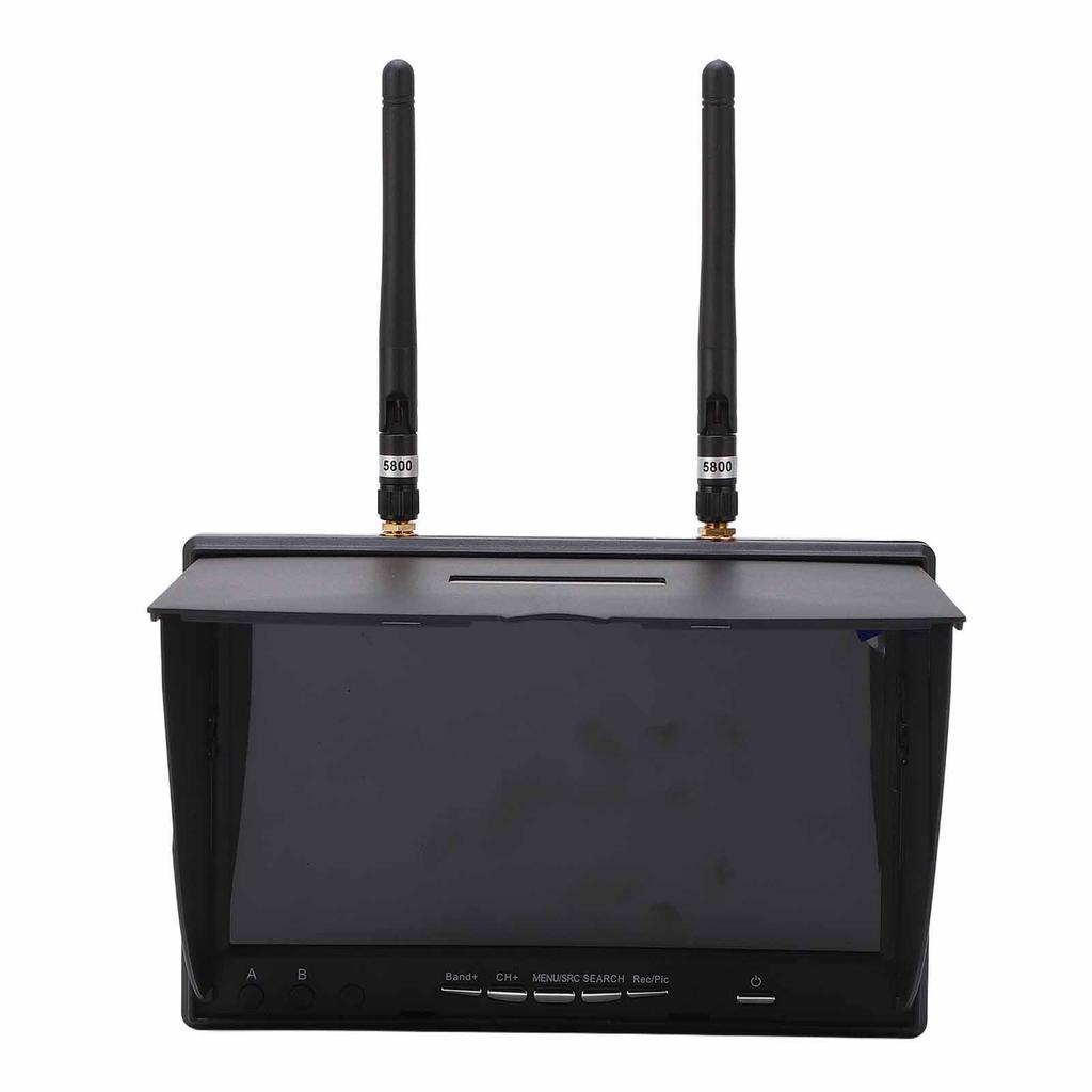 5.8GHz 40Channels 7Inch LCD Screen Receiver Monitor For FPV Drone Quadcopter