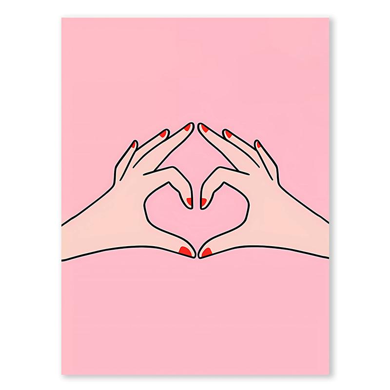 Rainbow Love Canvas Painting You Are Enough Colorful Quotes Poster Pink Wall Art For Bedroom Living Room Home Decoration