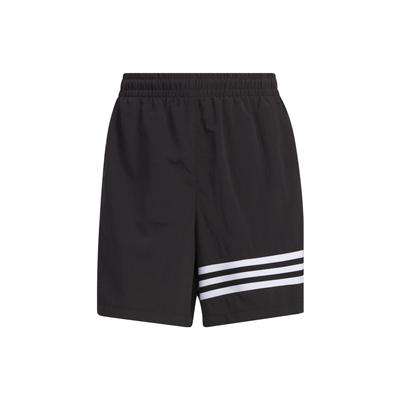Originals Adc Pantaloni Scurți W Logo Cusătură Dungă Largi Sport Pantaloni Scurți Femei Partea de Jos Negru IP1761