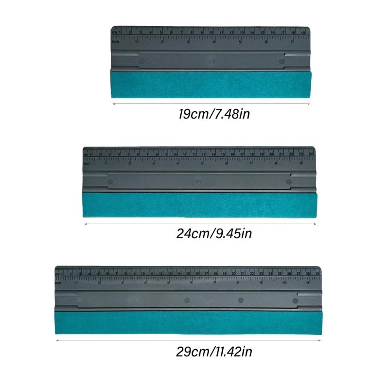 Efficient Felt Squeegee with Scale Car Vinyls Install Squeegee Multiple Excellent for Car Wrap & Window Film Installation