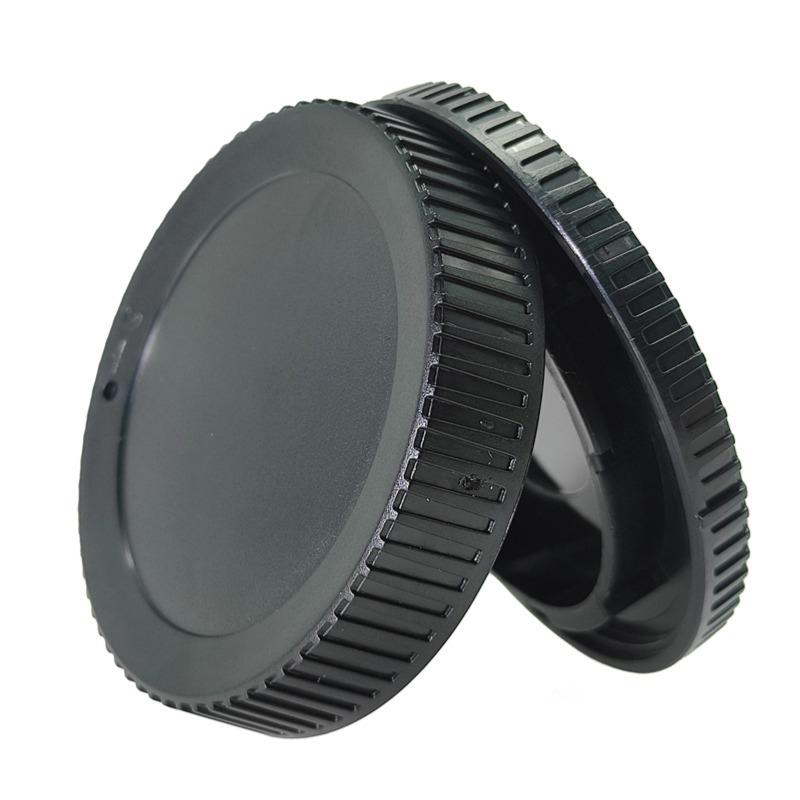 RF Mount Lens Rear Cap & Camera Body Cap Durable Anti-Dust Protection Cover for EOS R RP R5 R6 R7