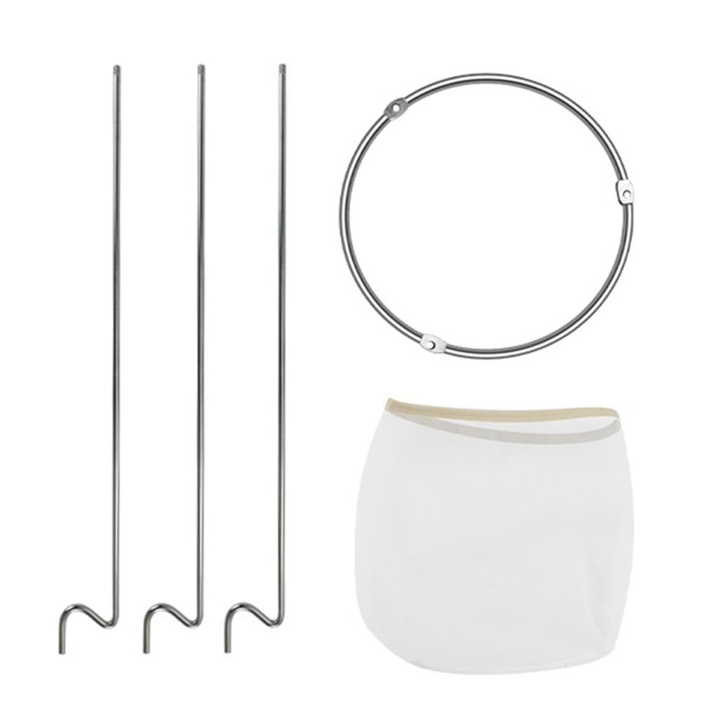 Haushalts Marmeladen-Sieb Siebständer-Set Wiederverwendbarer Siebständer Vielseitiges Metall für Gelees Konserven Obstsuppen