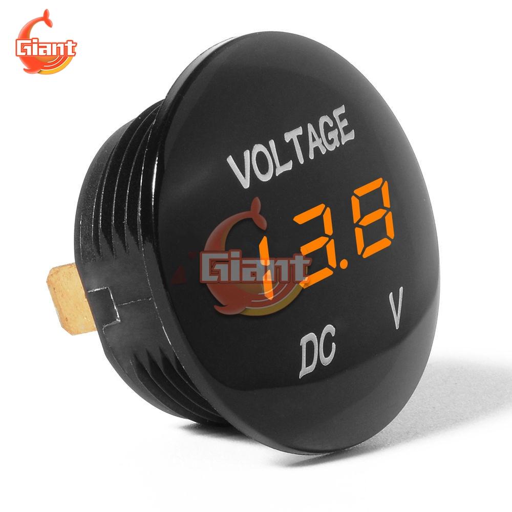 Waterproof Voltmeter Car Motorcycle LED Panel Digital Voltmeter Volt Voltage Meter Display Voltmeter 12V 24V 36V DC 5V-48V