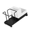 Disposable Cup Holder Prevent Slip   Disposable Coffee Cup Dispenser with Tea Bag Box for Home Bar Counter