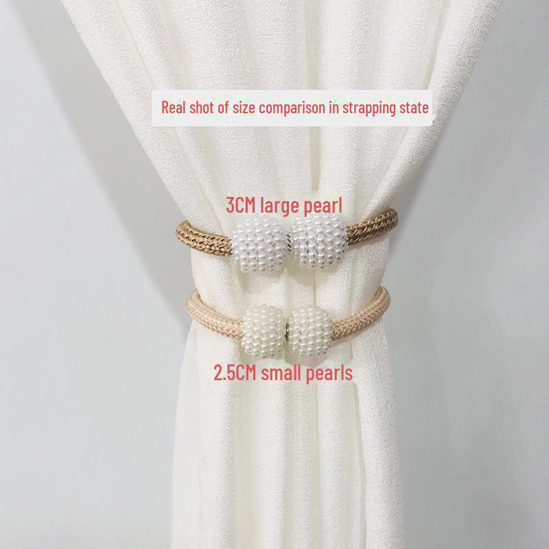 Dicke Seilperle Vorhang Magnetschnalle