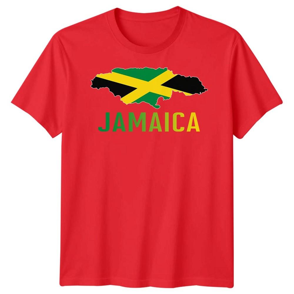 Jamaica Flag Map Countries Unisexs TShirt Unisexs Tee Travel Souvenir Graphic