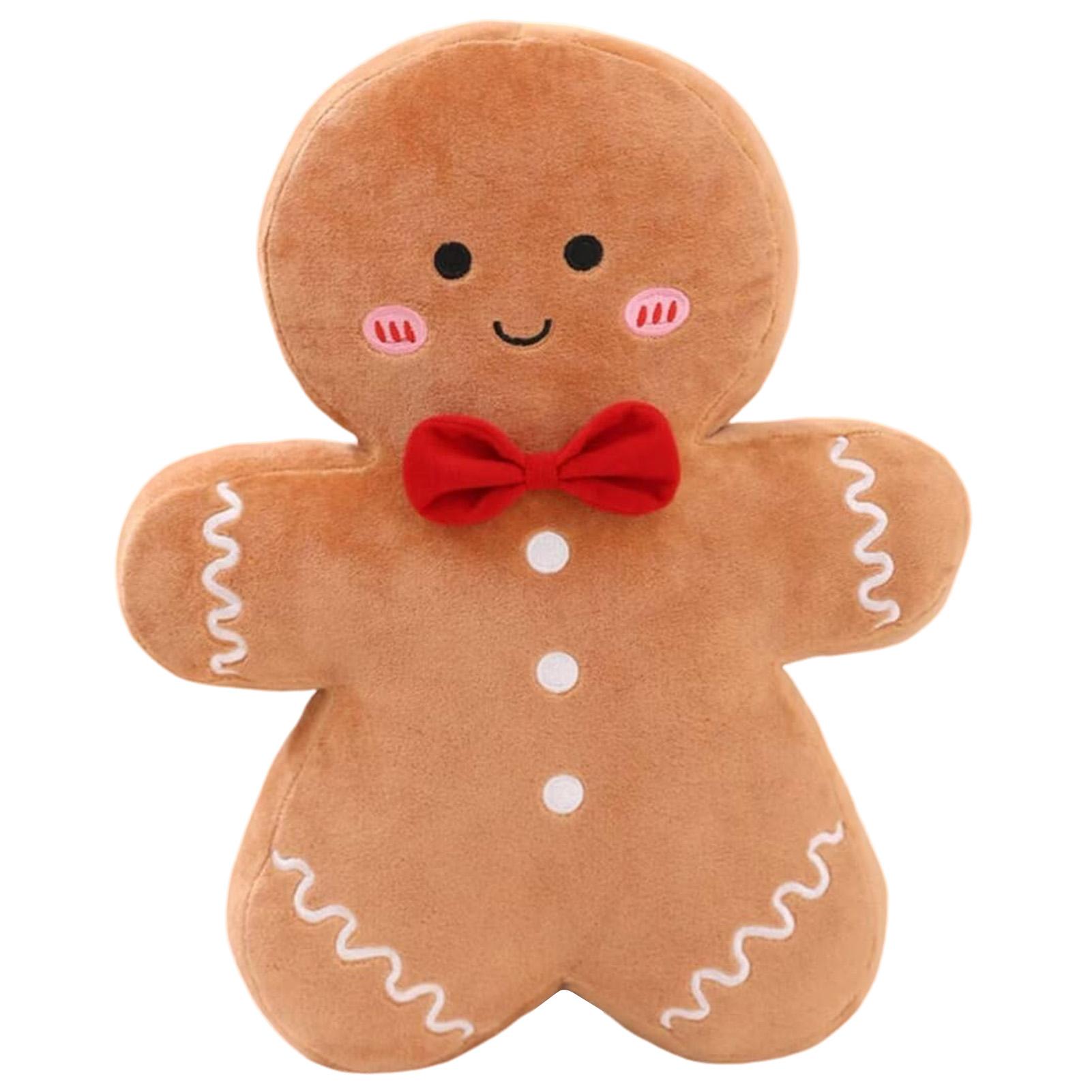 

Рождественские украшения игрушки Милый пряничный человечек мягкая игрушка мягкая кукла Комфортная кукла Подушка для украшения дома Декор Подарок