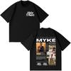 Rapper MYKE TOWERS Album Retro Graphic T Shirts Mens Hip Hop Pop Music Clothing Tshirt 100 Cotton Short Sleeve T Shirt Tops
