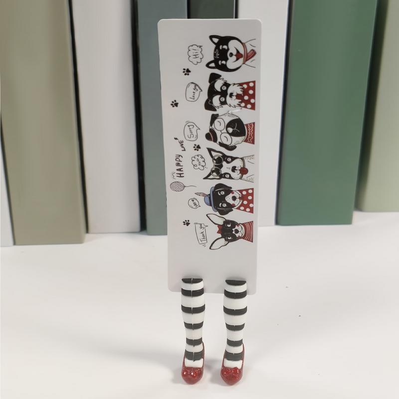 3D Witch Bookmark Legs ABS Wicked Witch Bookmarks Stationery Office School Supplies For Bookworms And Book Fans