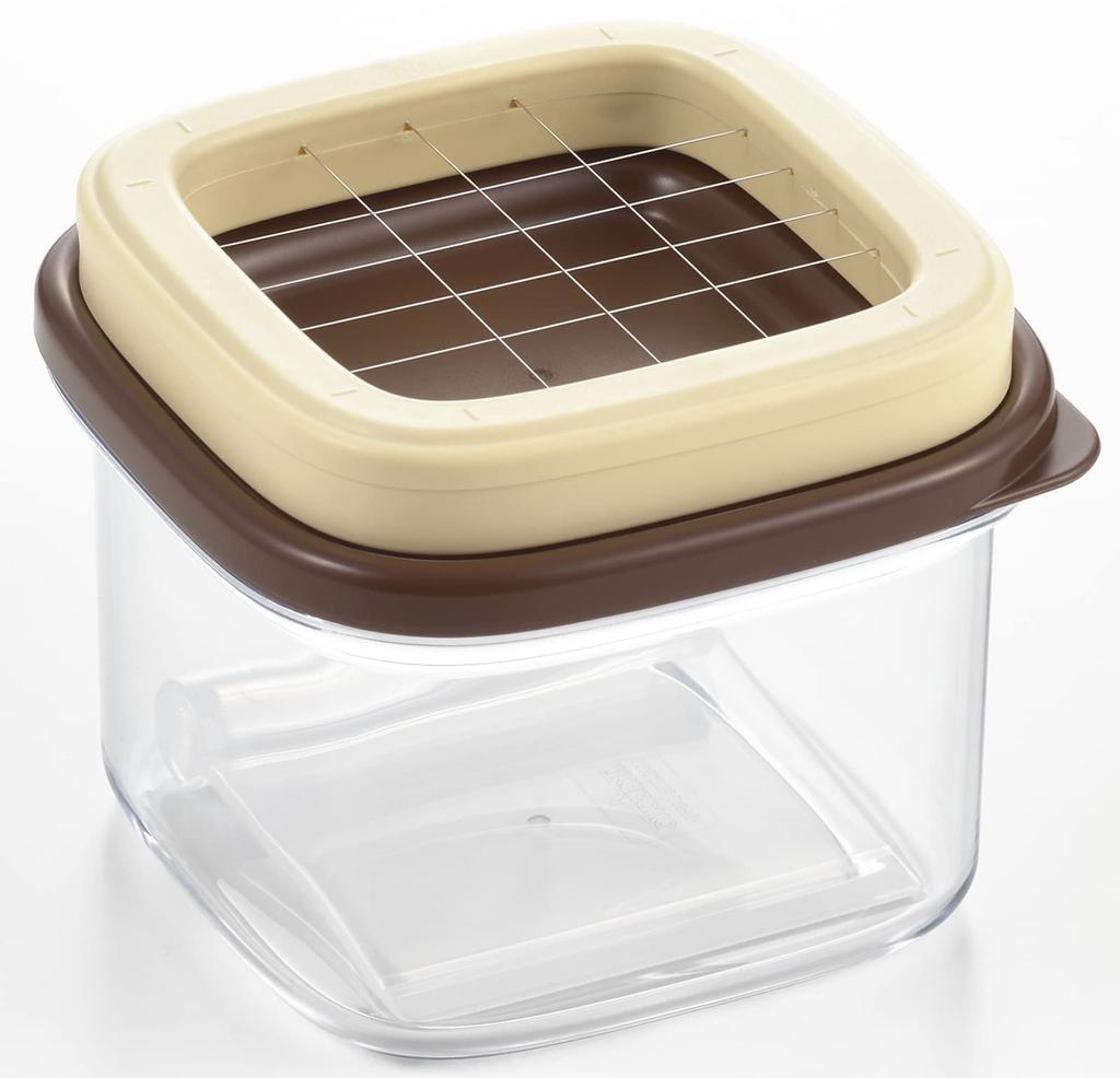 Yoshikawa Butter Case Butter cuts into 5g can be stored directly in the suitable for home made in SJ3323 Cutter, 150g/200g compatible, portions,