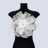 Exquisite Mesh Dress Cloth Patch Rose Flower Multi-Layer Large Flower Patch DIY Sew On Patch Chest Flower