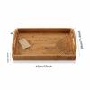 Plateau de service - dokot - rectangulaire - rotin - 43x29x4.5cm - écologique