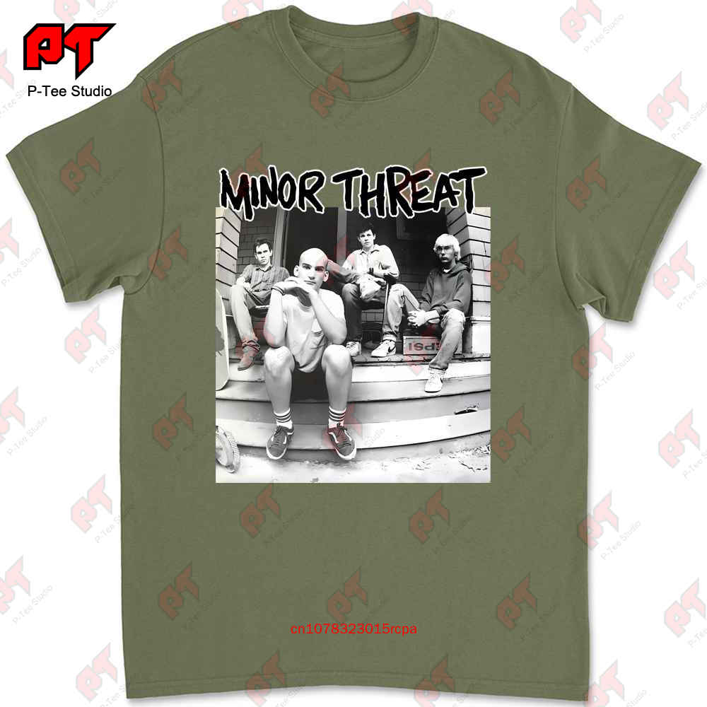 Vintage 90S Minor Threat T Shirt Xl Fugazi Hardcore Punk Black Flag Bad Brains 3EIW