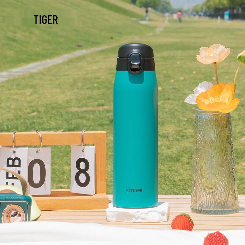 Tiger MCT-K060 One-Touch Vacuum Insulated Bottle mct-k060 600 мл бирюзово-зеленый
