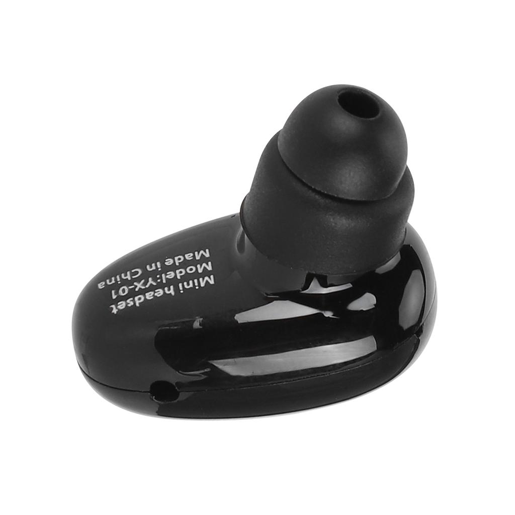 YX01 Portable Bluetooth Headset Earphone Excluding Charging Box Subwoofer HD CallBlack