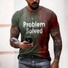 Herren T-Shirts Print Tees Mode Schreckliches Halloween Kurzarm Lässig Rundhals Oversized T-Shirt Tops