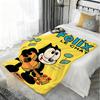 Cartoon F-Felix the Cat Throw Lightweight 240g Flannel Blanket Soft Skin-friendly for Summer Cooling