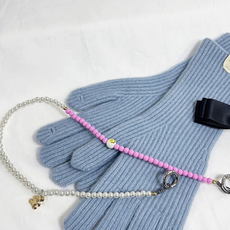 THEHEE Women's Fingerhole Wool Knit Long Gloves_10 Colors