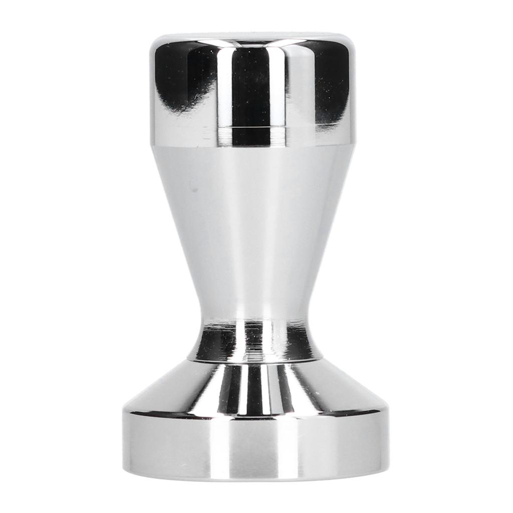 Kaffee Tamper Edelstahl Italienisch Kompakt Kaffeepulver Presshammer für Zuhause Büro Silber