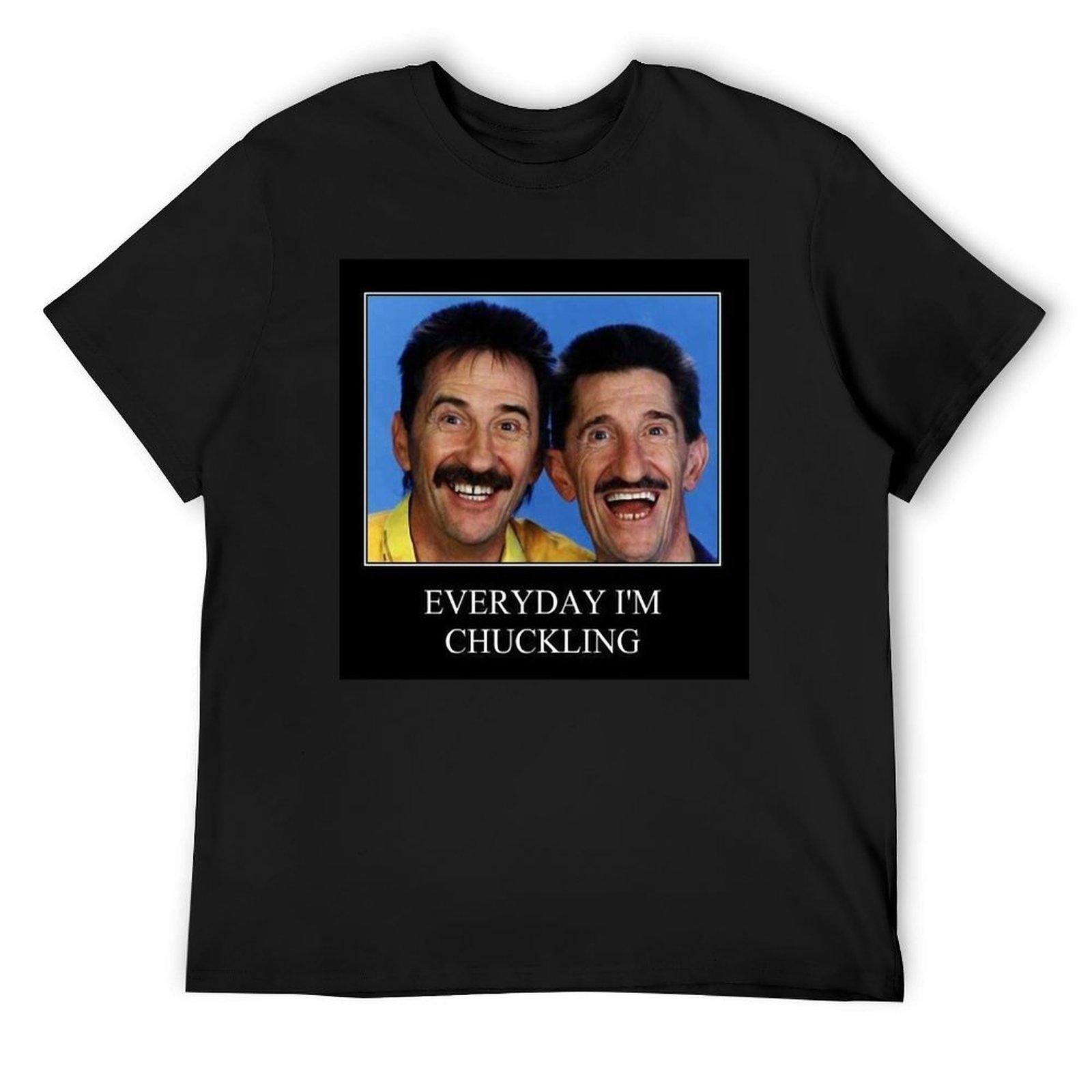 

Chuckle Brothers Classic T-Shirt Short sleeve tee basketball graphic tees animal prinfor boys slim fit t shirts for men 4XL