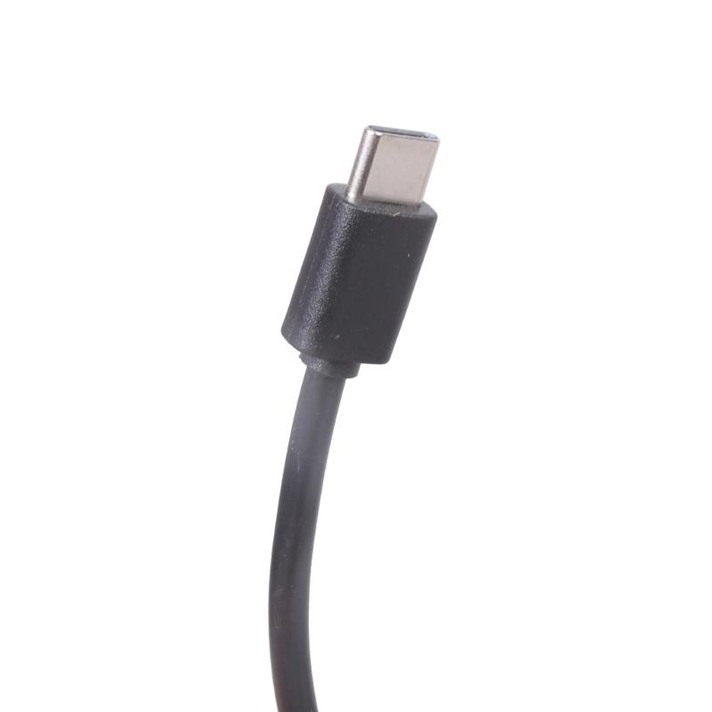 Flexible Enabled Charging Cable Type C To 5.5x2.1mm Right Angle Connector for Modems Set Top Boxes 9V/12V/20V Output