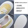 Leather women's spring new ugly cute big head board shoes platform heightening shoes fashionable versatile casual shoes