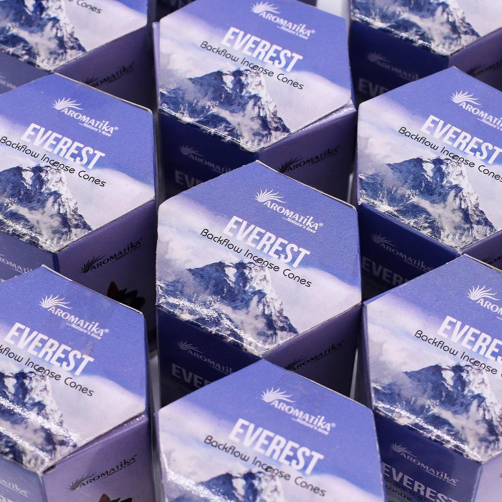 6x Backflow Incense Cones Masala Everest 10 Cones Aromatika