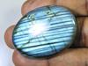 98Cts. Natural Labradorite Multi Fire Oval Cabochon Loose Gemstone 30X42X7MM SK-1171
