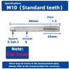 SIQICNC Right Hand Thread Tap HSS Machine Plug Tap Metric Screw Tap Drill Thread Tool M2 M3 M4 M6 M7 M8 M10 M12 M14 Hand Tools