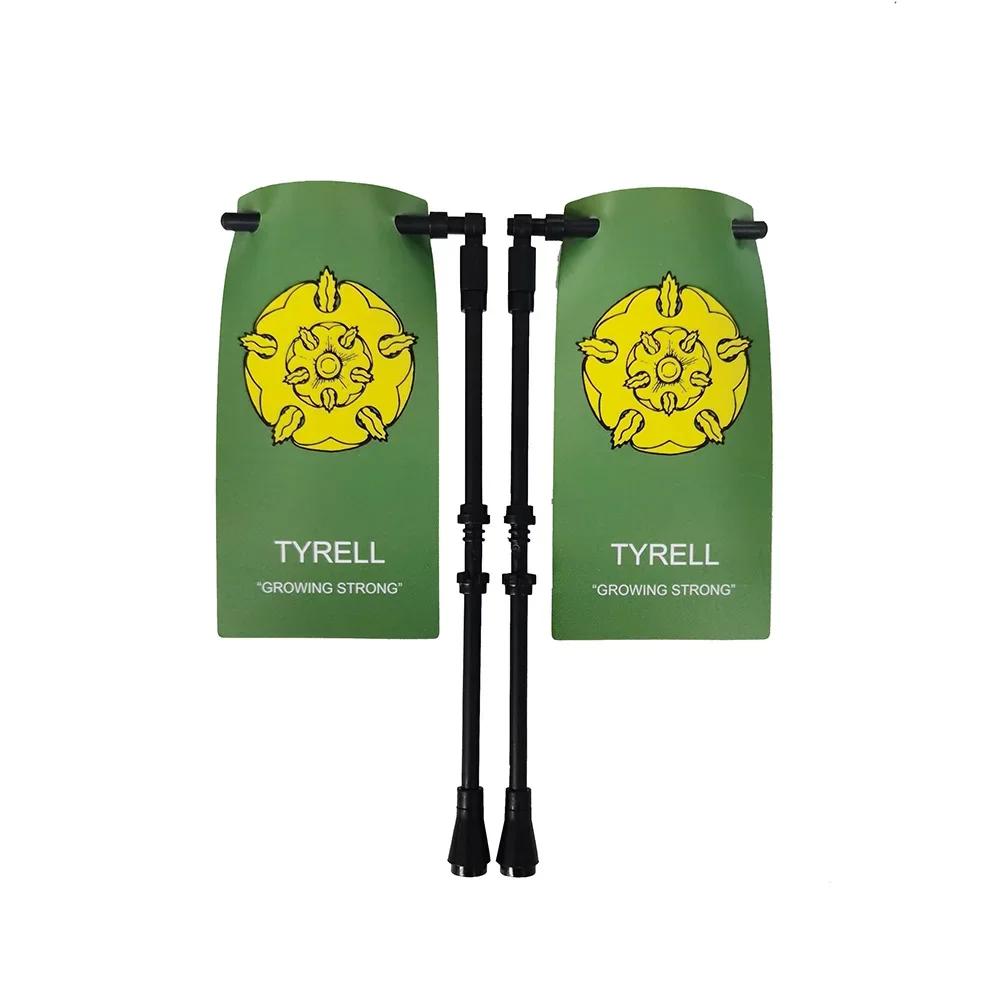 Klocki Budowanie Flag Miasta-Państwa Średniowieczne Postać Wojskowa Flaga Broń Starożytne Święte Cesarstwo Rzymskie Jerozolima Rycerz Świętego Łazarza Legion Zabawka