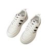Fashion little white shoes women's autumn new round head lace-up college style flat bottom casual sports shoes tide