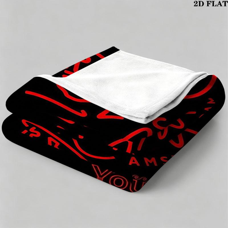 1PC AFC Ajax Custom Name Patterned Flannel Blanket Suitable For All Seasons for Home Decor Warmth and Comfort Gifts Holiday Present