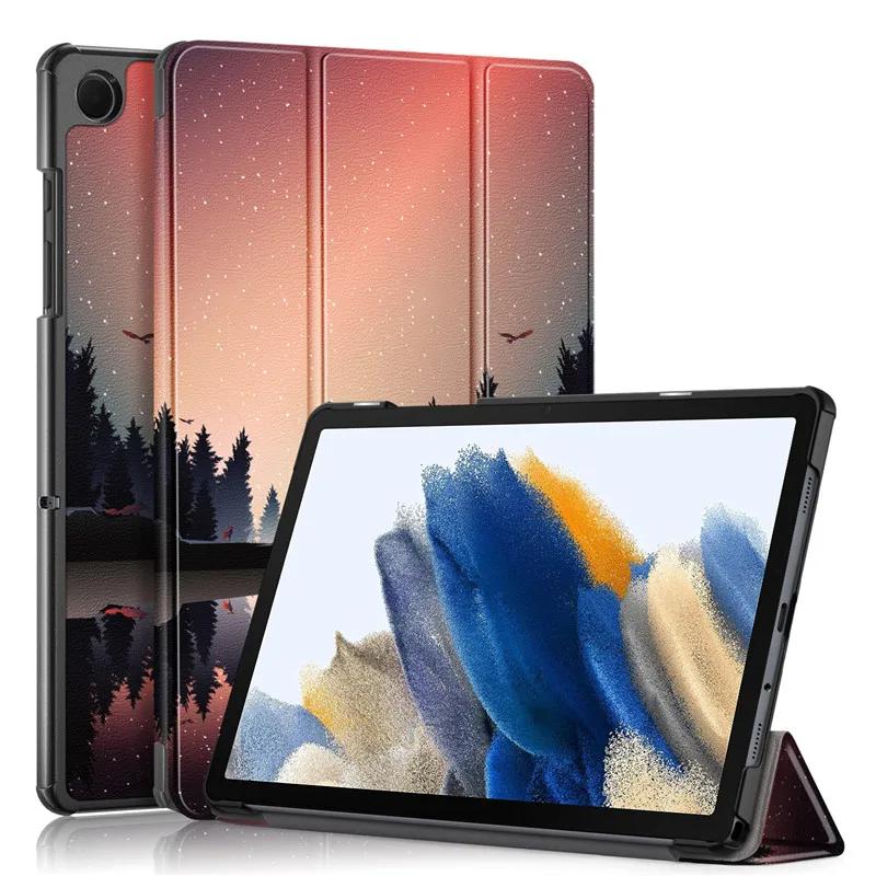 Etui na tablet Samsung Galaxy Tab A9 Plus 11" Trifold Magnetic Leather Stand Twarda inteligentna obudowa do Funda Galaxy Tab A9 Plus Cover 2023