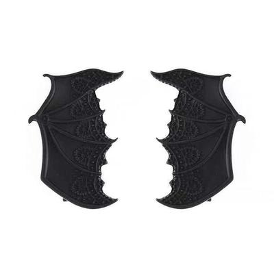 2 Pcs Fashion Funny Multi Colored Bat Wing Barrettes Hair Clips For Women Girls Party Hair Accessories