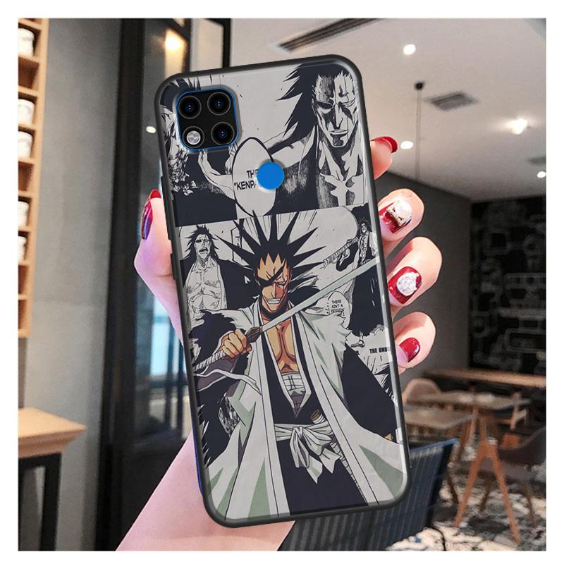 

Чехол Ichigo Kenpachi Bleach Manga Anime для Xiaomi Redmi Note 10 Pro Note 9 Pro Note 11 Pro 8T 9S 10S 10 9A 9T 9C Redmi Note11Pro Plus