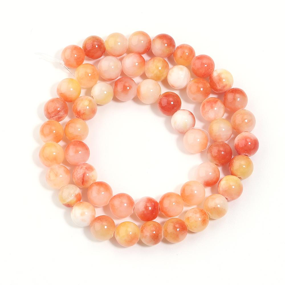 34-90pcs 4-12mm Persian Jade Stone Beads Natural Stone Loose Spacer Beads For Jewelry Making DIY Bracelet Necklace Accessories